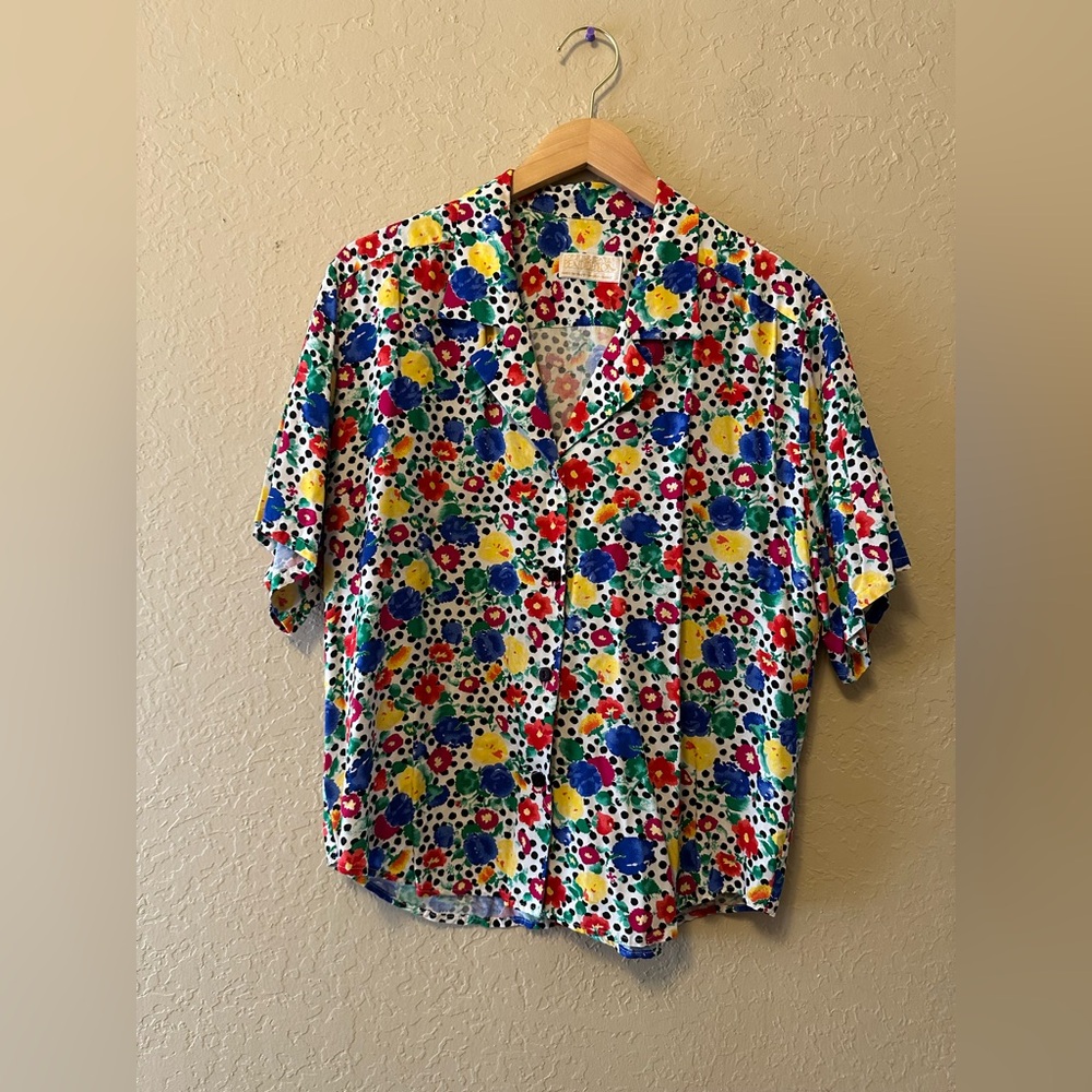 Pendleton Colorful Floral Button Down Shirt